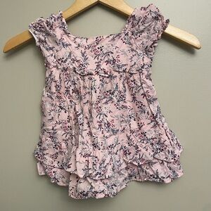 Janie and Jack Floral Flowy Blouse 18-24 months